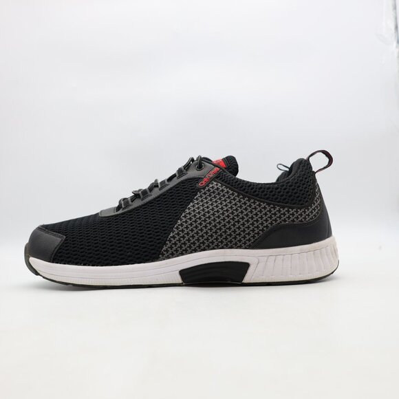 OrthoFeet Edgewater 617 Orthopedic Walking Men's Size 14 EEEE Black Sneakers - Picture 4 of 9